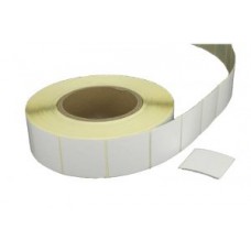 Антикражная этикетка белая квадратная, 40х40 мм